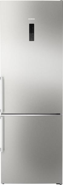 Siemens KG49NAIBT - iQ500, Freistehende Kühl-Gefrier-Kombination mit Gefrierbereich unten, 203 x 70 cm, Gebürsteter Stahl AntiFingerprint